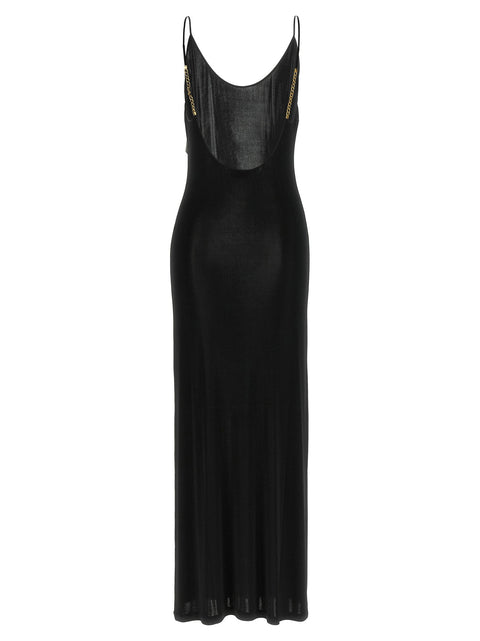 Saint Laurent Cassandre Chain Dress