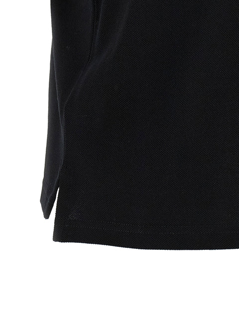 Saint Laurent Cassandre Embroidered Polo Shirt