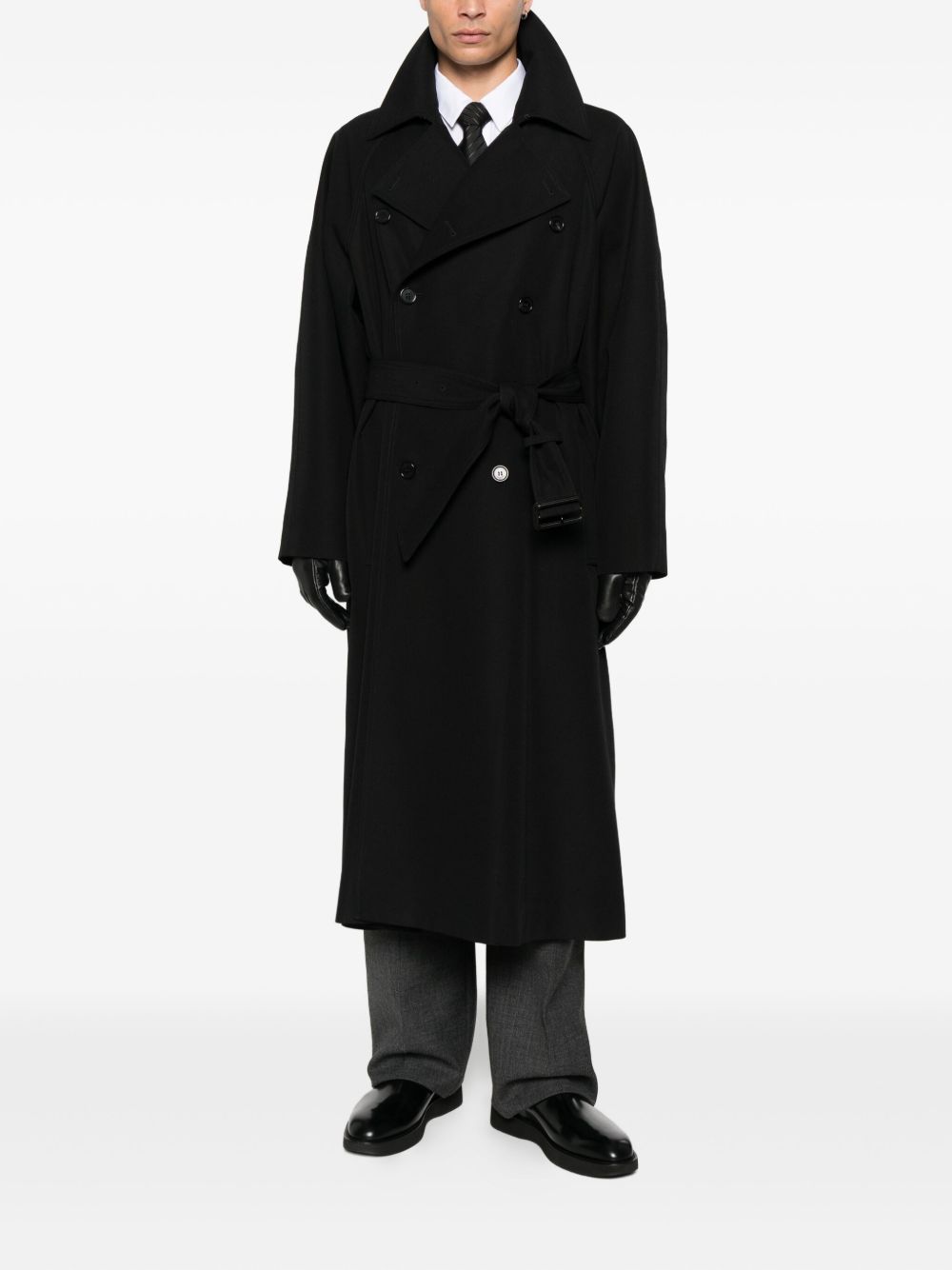 Saint Laurent  Coats Black