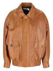 Saint Laurent  Jackets Leather Brown