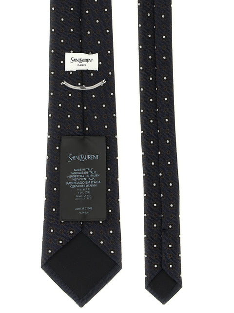 Saint Laurent Jacquard Tie