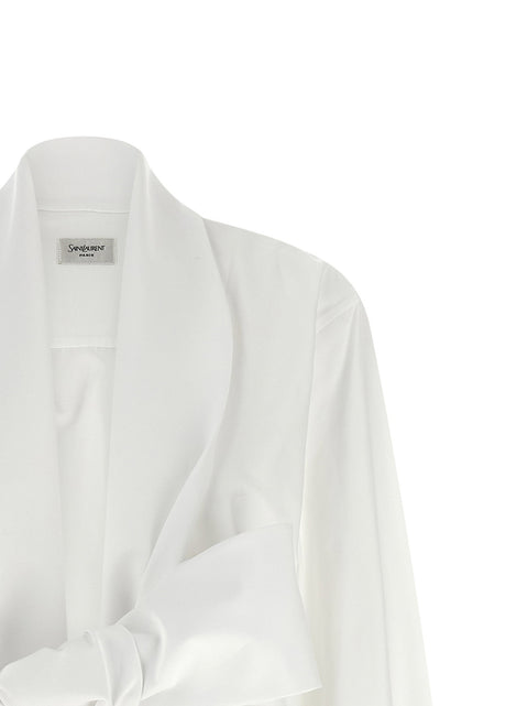 Saint Laurent Lavallière Collar Shirt
