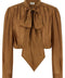 Saint Laurent Lavallière Neck Blouse