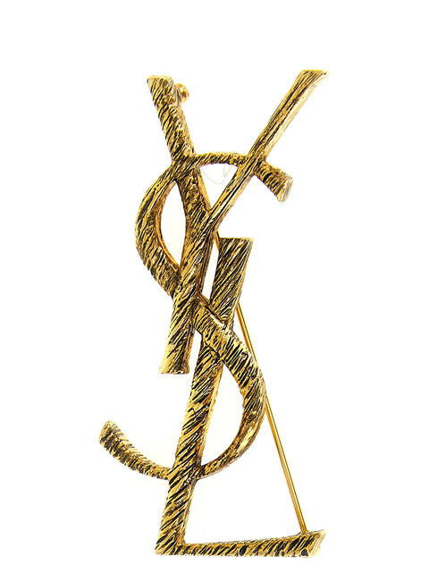 Saint Laurent Monogram Earrings