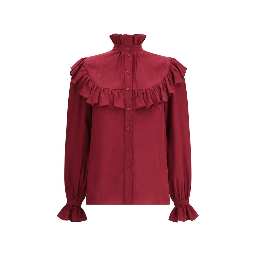 Saint Laurent Multicolor Silk Blouse