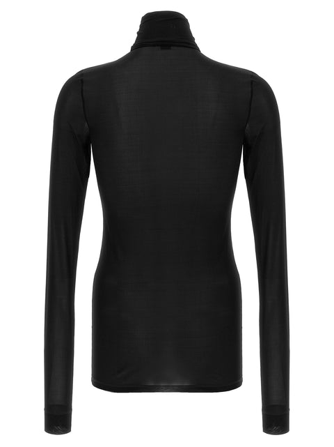 Saint Laurent Semi-transparent Turtleneck Sweater