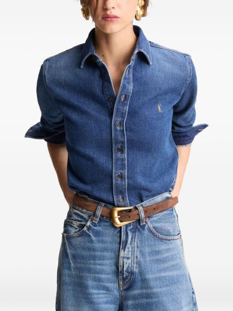 Saint Laurent Shirts NAVY