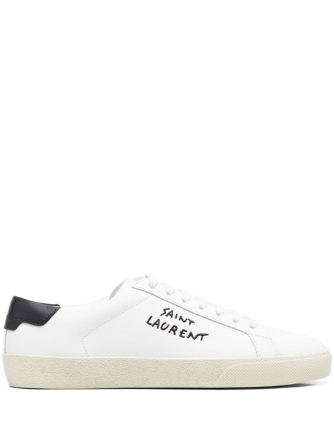 Saint Laurent Sneakers White-Women > Shoes > Sneakers-Saint Laurent-35-White-Urbanheer