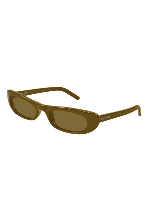 Saint Laurent Sunglasses LICORICE BROWN AND KHAKI