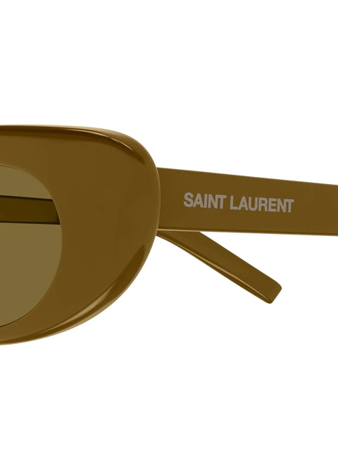 Saint Laurent Sunglasses LICORICE BROWN AND KHAKI