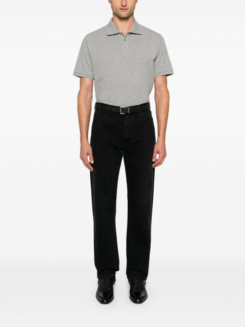 Saint Laurent T-shirts and Polos Grey-Men > Clothing > Topwear-Saint Laurent-L-Grey-Urbanheer