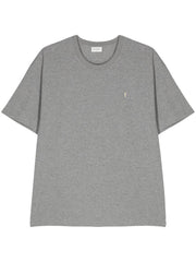 Saint Laurent  T-shirts and Polos Grey