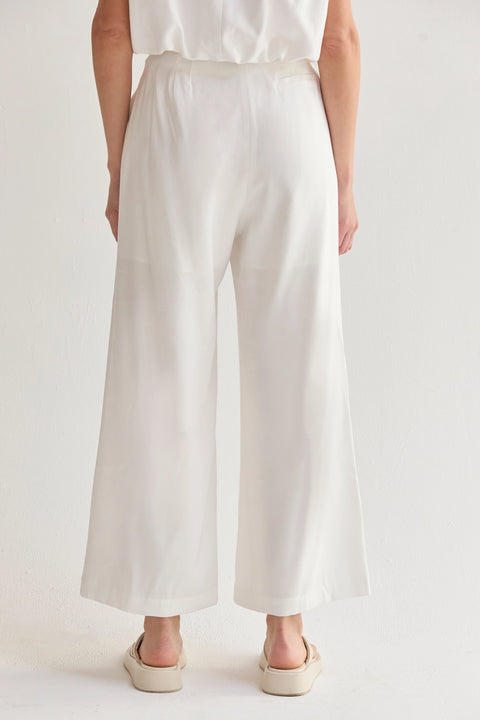 Samara High Waisted Wide Leg Culotte Pants