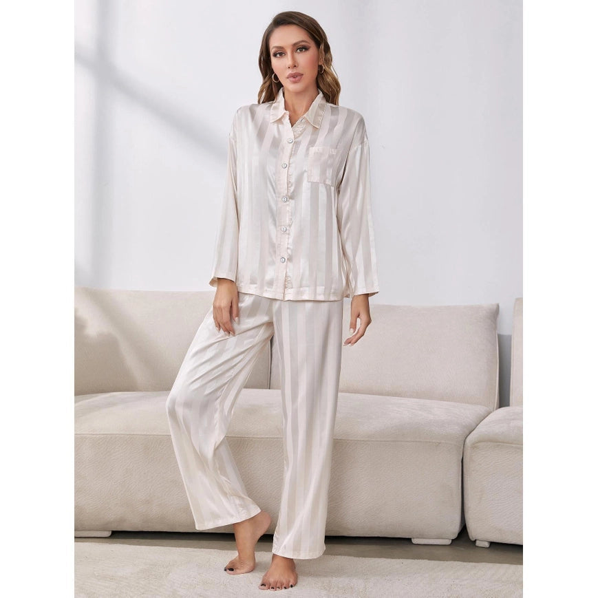 Samina Loungewear-Women's Fashion - Women's Intimates and Loungewear - Women's Sleepwears - Pajama Sets-Revella The Label-S-Champagne-Urbanheer