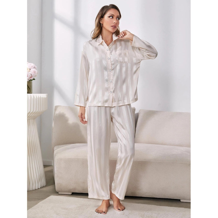 Samina Loungewear-Women's Fashion - Women's Intimates and Loungewear - Women's Sleepwears - Pajama Sets-Revella The Label-S-Champagne-Urbanheer