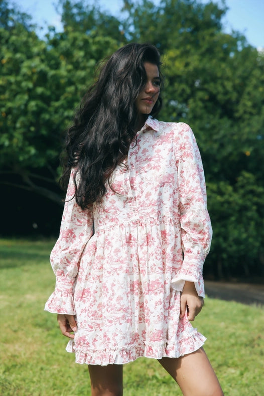 Samoa Dress-Dress-Cousin The Label (Krewe du Q)-XS-French Pink-Urbanheer