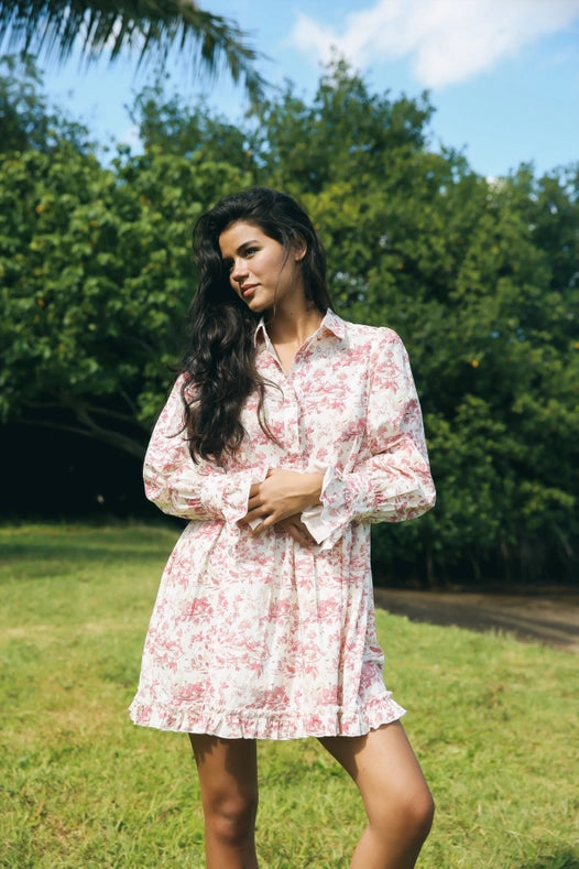 Samoa Dress-Dress-Cousin The Label (Krewe du Q)-XS-French Pink-Urbanheer