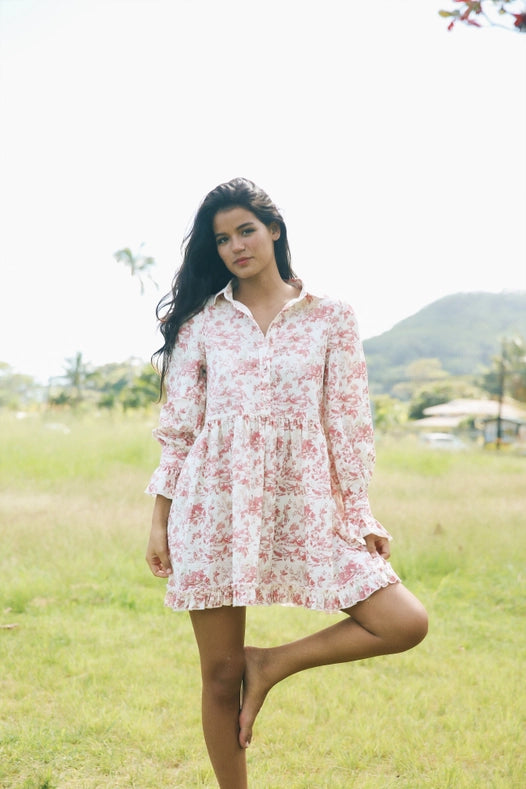 Samoa Dress-Dress-Cousin The Label (Krewe du Q)-XS-French Pink-Urbanheer