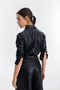 San Marino Metallic Linen Shirt - Black-Shirt-Lanhtropy-XS-Metallic Black-Urbanheer