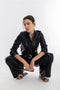 San Marino Metallic Linen Shirt - Black-Shirt-Lanhtropy-XS-Metallic Black-Urbanheer