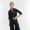 San Marino Metallic Linen Shirt - Black-Shirt-Lanhtropy-XS-Metallic Black-Urbanheer
