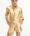 San Marino Metallic Linen Shirt - Gold-Shirt-Lanhtropy-XS-Urbanheer