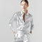 San Marino Metallic Linen Shirt - New Silver-Shirt-Lanhtropy-XS-Urbanheer