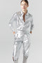 San Marino Metallic Linen Shirt - New Silver-Shirt-Lanhtropy-XS-Urbanheer