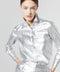 San Marino Metallic Linen Shirt - New Silver-Shirt-Lanhtropy-XS-Urbanheer