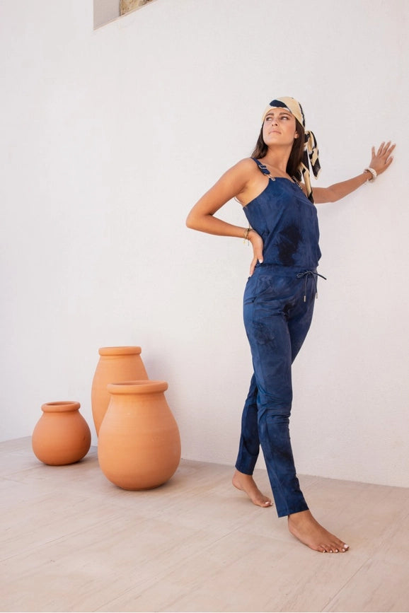 Sandy Tie & Dye Overall Marine Tie & Dye-Jumpsuit-HBT-XS-Urbanheer