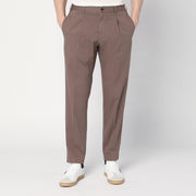Santaniello Dove grey cotton trousers