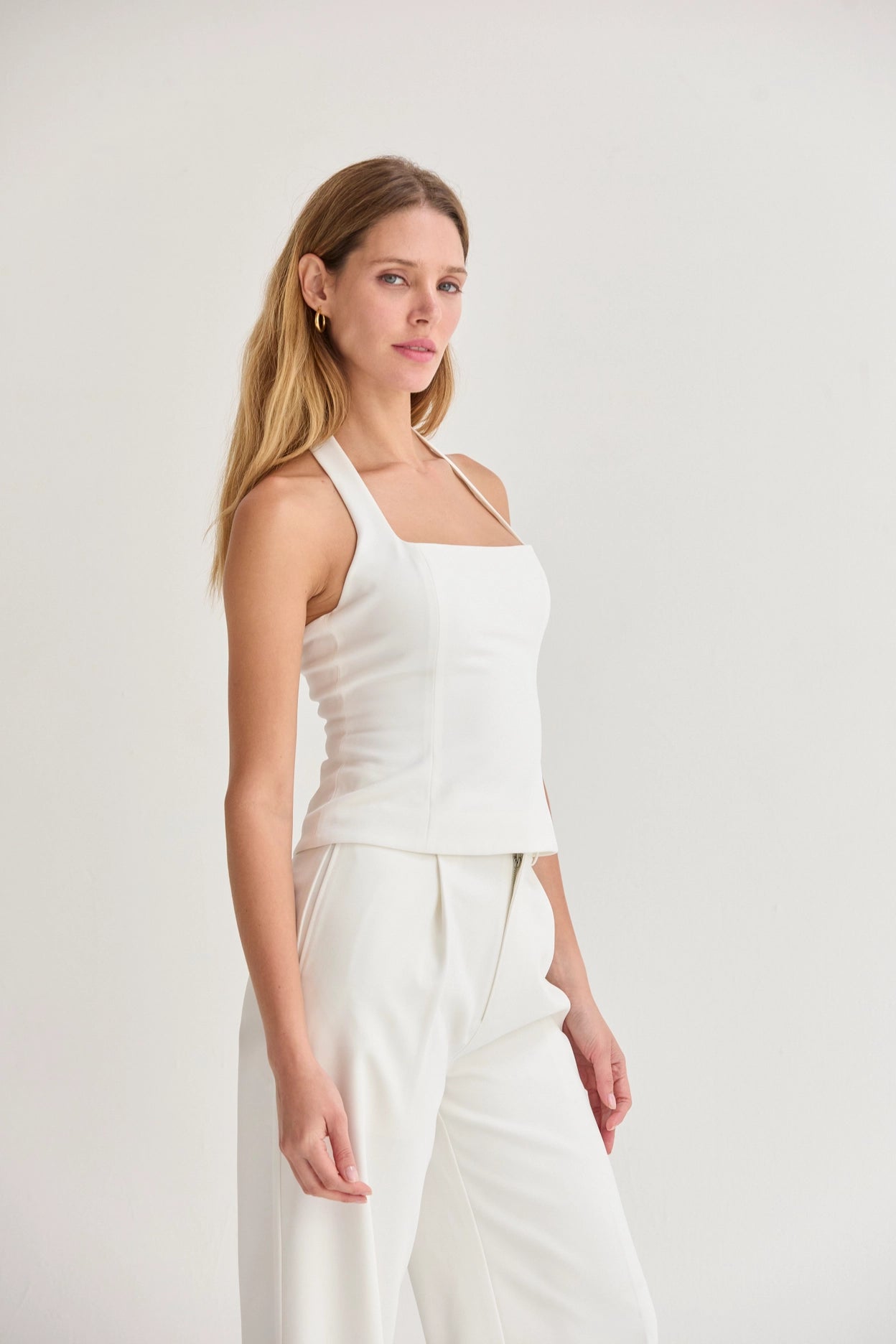 Sasha Tailored Halter Top