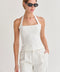 Sasha Tailored Halter Top