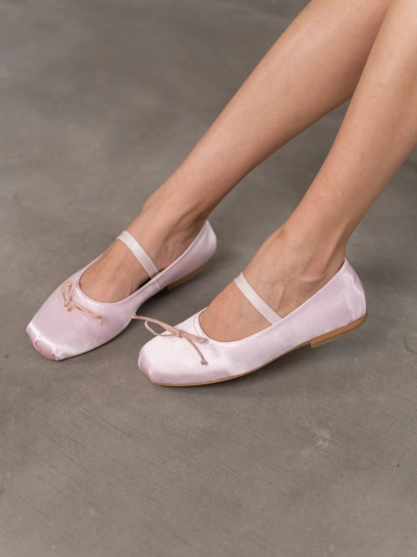 Satin Ballet Flats Maya-Ballet Flats-Nenya Fashion Limited-36-Pink-Urbanheer
