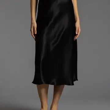 Satin Midi Skirt - Mirada Skirt