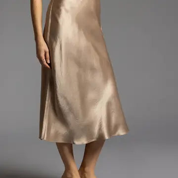 Satin Midi Skirt - Mirada Skirt
