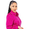 Satin & Rhinestone Button Down Collared Shirts Fuchsia-Shirts-7MANGO7-S-Urbanheer