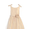 Satin & Tulle with Double Bow Shoulder-Baby Girl Dress-Sweet Kids, Inc.-S (6mths)-champagne-Urbanheer