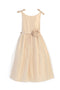 Satin & Tulle with Double Bow Shoulder-Baby Girl Dress-Sweet Kids, Inc.-S (6mths)-champagne-Urbanheer
