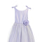 Satin & Tulle with Double Bow Shoulder-Baby Girl Dress-Sweet Kids, Inc.-S (6mths)-lilac-Urbanheer