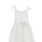 Satin & Tulle with Double Bow Shoulder-Baby Girl Dress-Sweet Kids, Inc.-S (6mths)-white-Urbanheer