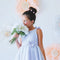 Satin & Tulle with Double Bow Shoulder-Baby Girl Dress-Sweet Kids, Inc.-S (6mths)-champagne-Urbanheer