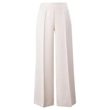 Satin Wide-Leg Trousers