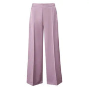 Satin Wide-Leg Trousers