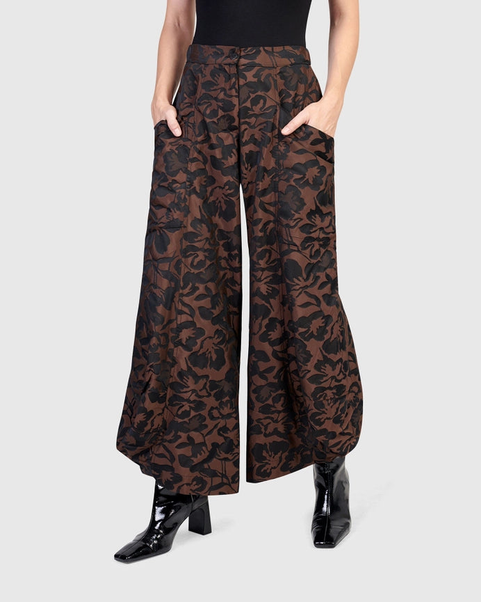 Sazerac Punto Pants, Brown-Pants-Alembika-US 4-6-Brown-Urbanheer
