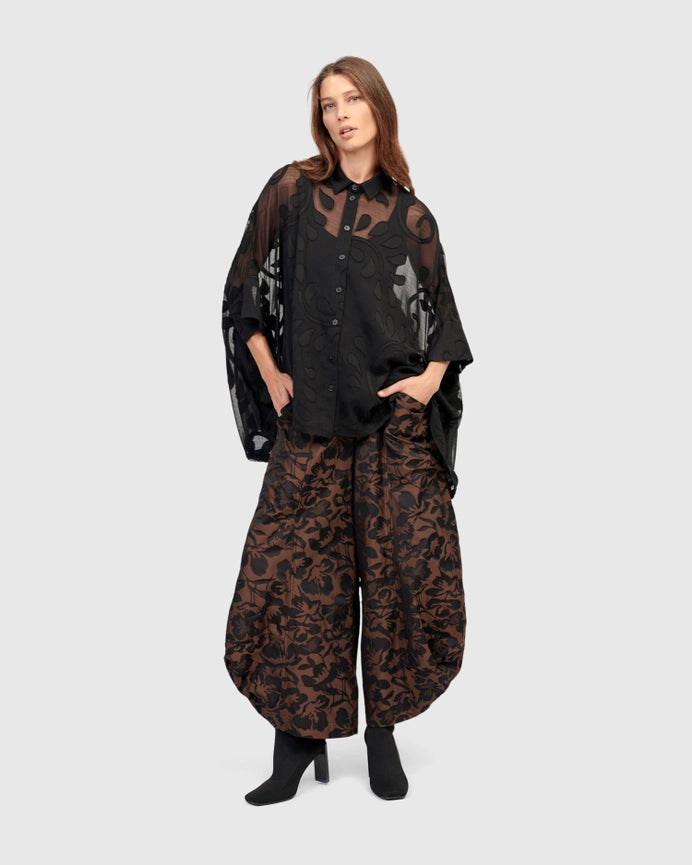 Sazerac Punto Pants, Brown-Pants-Alembika-US 4-6-Brown-Urbanheer