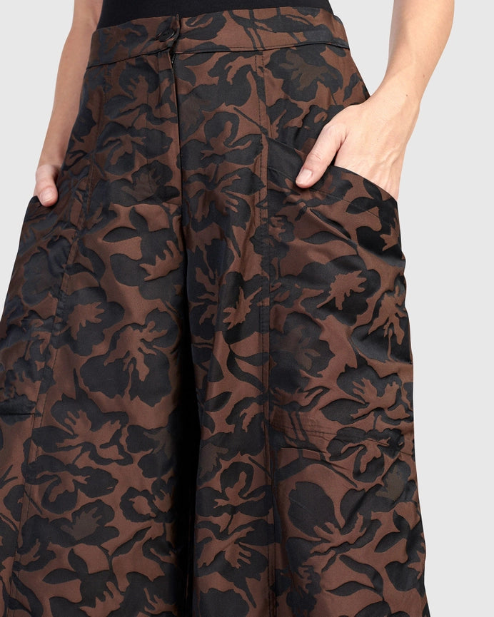 Sazerac Punto Pants, Brown-Pants-Alembika-US 4-6-Brown-Urbanheer