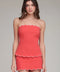 Scalloped Stretch Cotton Convertible Tube Top