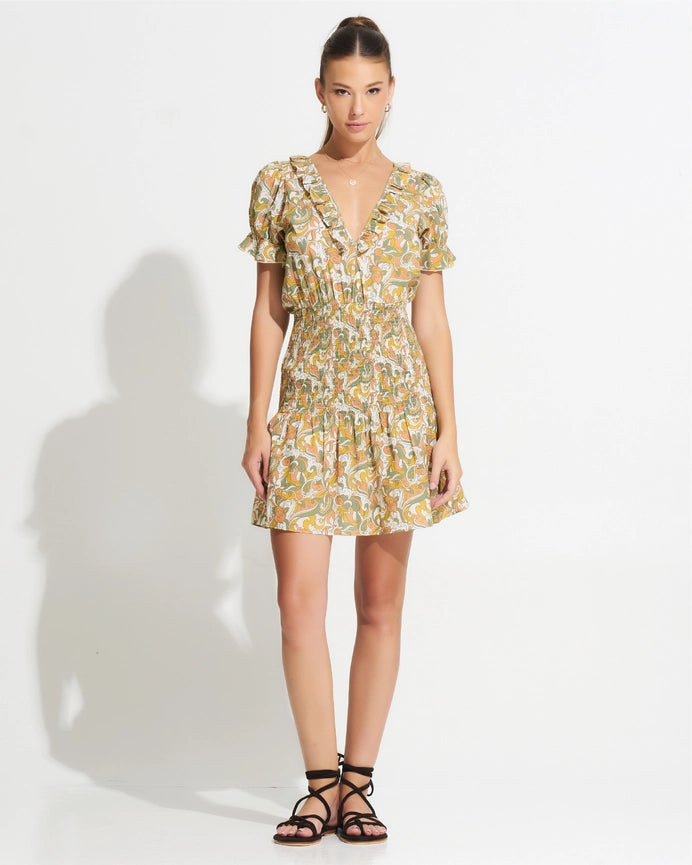 Scarla Mini Dress Lesley White Asylum-Dress-Morrato Bali-XS-Urbanheer