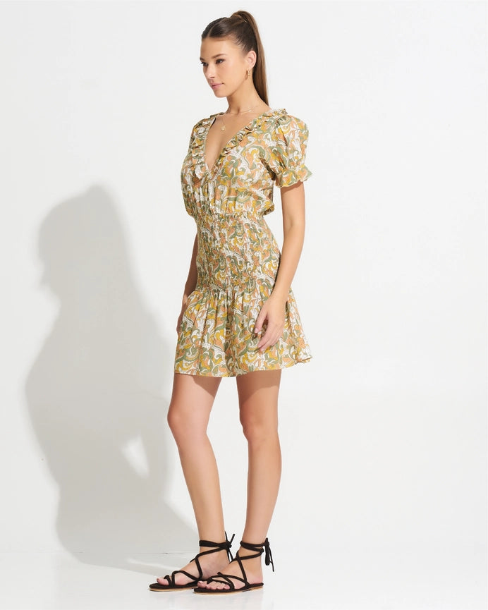 Scarla Mini Dress Lesley White Asylum-Dress-Morrato Bali-XS-Urbanheer